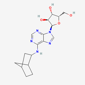 (2R,3S,4S,5S)-2-(6-(Bicyclo[2.2.1]heptan-2-ylamino)-9H-purin-9-yl)-5-(hydroxymethyl)tetrahydrofuran-3,4-diol - 