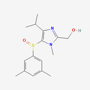 1H-Imidazole-2-methanol, 5-((3,5-dimethylphenyl)sulfinyl)-1-methyl-4-(1-methylethyl)- - 178979-99-2