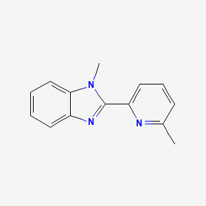 1-Methyl-2-(6-methylpyridin-2-yl)-1H-benzimidazole - 143266-97-1