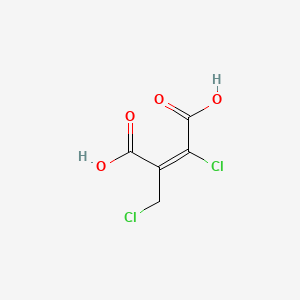 (Z)-2-Chloro-3-(chloromethyl)-2-butenedioic acid - 215226-74-7