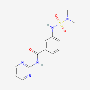 3-[(Dimethylsulfamoyl)amino]-N-(pyrimidin-2-yl)benzamide - 90234-16-5