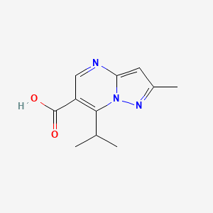 7-Isopropyl-2-methylpyrazolo[1,5-a]pyrimidine-6-carboxylic acid - 