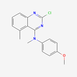 4-Quinazolinamine, 2-chloro-N-(4-methoxyphenyl)-N,5-dimethyl- - 827030-87-5