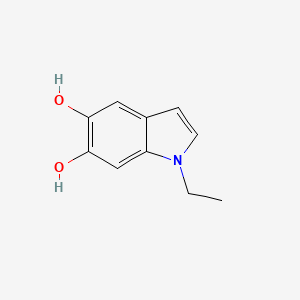 1H-Indole-5,6-diol, 1-ethyl- - 102236-74-8