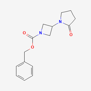Benzyl 3-(2-oxopyrrolidin-1-yl)azetidine-1-carboxylate - 