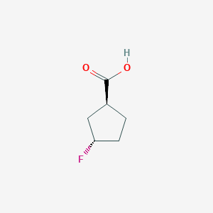 (1S,3S)-3-Fluorocyclopentane-1-carboxylic acid - 