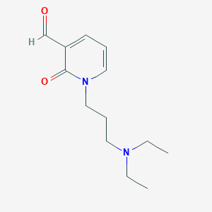 1-(3-(Diethylamino)propyl)-2-oxo-1,2-dihydropyridine-3-carbaldehyde - 