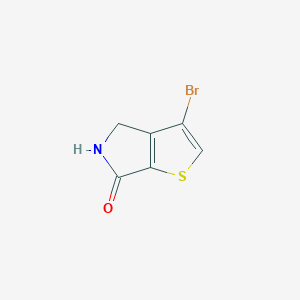 3-Bromo-4,5-dihydro-6H-thieno[2,3-c]pyrrol-6-one - 