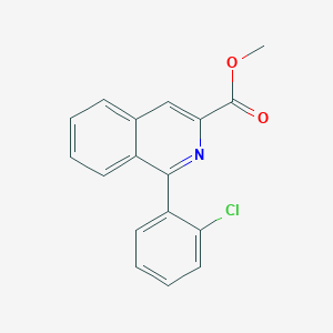 Methyl 1-(2-chlorophenyl)isoquinoline-3-carboxylate - 439614-63-8