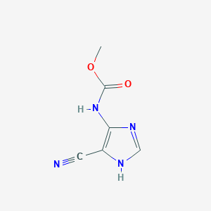 Methyl (5-cyano-1H-imidazol-4-yl)carbamate - 53982-59-5