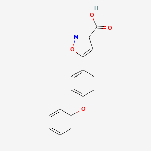 5-(4-Phenoxyphenyl)isoxazole-3-carboxylic acid - 