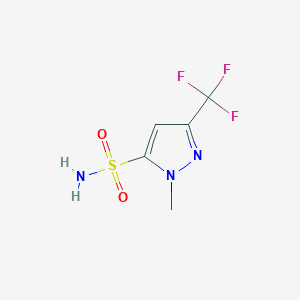 1-methyl-3-(trifluoromethyl)-1H-pyrazole-5-sulfonamide - 