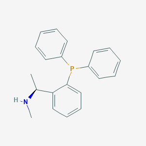 (S)-1-(2-(Diphenylphosphanyl)phenyl)-N-methylethan-1-amine - 