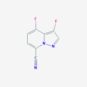 3,4-Difluoropyrazolo[1,5-a]pyridine-7-carbonitrile - 