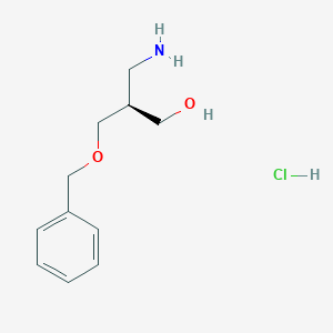 (S)-3-Amino-2-((benzyloxy)methyl)propan-1-ol hydrochloride - 