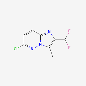 6-Chloro-2-(difluoromethyl)-3-methylimidazo[1,2-b]pyridazine - 