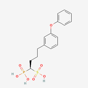 (1r)-4-(3-Phenoxyphenyl)-1-Phosphonobutane-1-Sulfonic Acid - 190772-03-3
