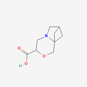 Hexahydro-7,8a-methanopyrrolo[2,1-c][1,4]oxazine-3-carboxylic acid - 