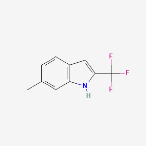 1H-Indole, 6-methyl-2-(trifluoromethyl)- - 
