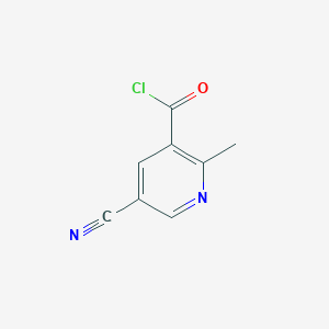 5-Cyano-2-methylnicotinoyl chloride - 