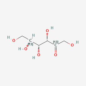 (3S,4R,5S)-1,3,4,5,6-pentahydroxy(2,5-13C2)hexan-2-one - 
