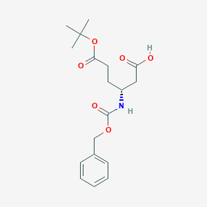 (R)-3-(((Benzyloxy)carbonyl)amino)-6-(tert-butoxy)-6-oxohexanoic acid - 