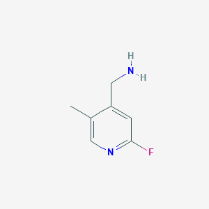 (2-Fluoro-5-methylpyridin-4-YL)methylamine - 