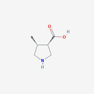 (3S,4R)-4-methylpyrrolidine-3-carboxylic acid - 1628734-75-7