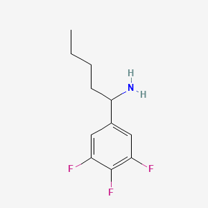 1-(3,4,5-Trifluorophenyl)pentan-1-amine - 