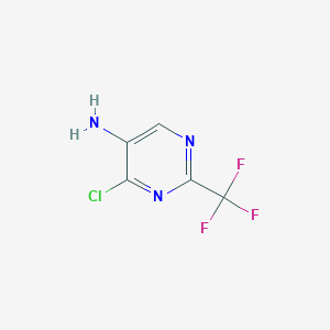 4-Chloro-2-(trifluoromethyl)pyrimidin-5-amine - 