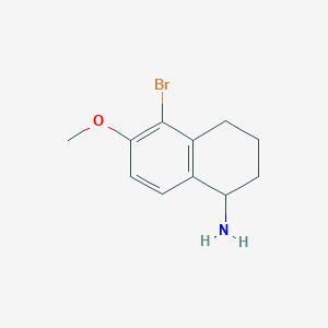 5-Bromo-6-methoxy-1,2,3,4-tetrahydronaphthalen-1-amine - 
