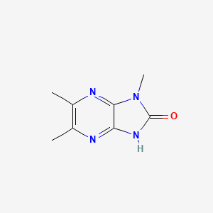 1,5,6-Trimethyl-1,4-dihydro-2H-imidazo[4,5-B]pyrazin-2-one - 53114-85-5