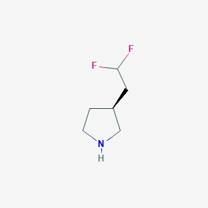 (S)-3-(2,2-Difluoroethyl)pyrrolidine - 