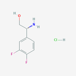 (R)-2-Amino-2-(3,4-difluorophenyl)ethan-1-OL hcl - 