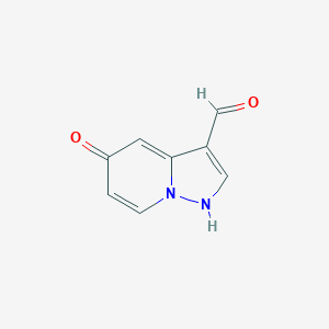 5-Hydroxypyrazolo[1,5-a]pyridine-3-carbaldehyde - 