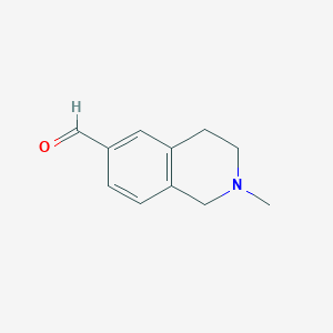 2-Methyl-1,2,3,4-tetrahydroisoquinoline-6-carbaldehyde - 