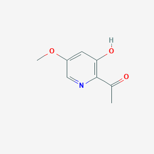 1-(3-Hydroxy-5-methoxypyridin-2-YL)ethanone - 