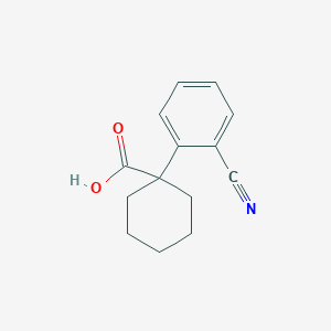 1-(2-Cyanophenyl)cyclohexane-1-carboxylic acid - 