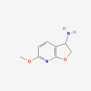 6-Methoxy-2,3-dihydrofuro[2,3-B]pyridin-3-amine - 
