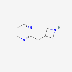 2-(1-(Azetidin-3-yl)ethyl)pyrimidine - 