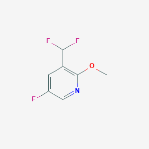 3-(Difluoromethyl)-5-fluoro-2-methoxypyridine - 