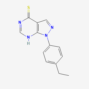 1-(4-Ethylphenyl)-1H-pyrazolo[3,4-d]pyrimidine-4-thiol - 