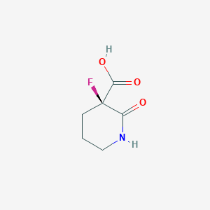 (R)-3-Fluoro-2-oxopiperidine-3-carboxylic acid - 