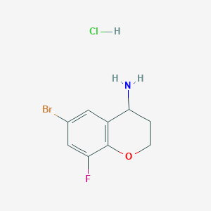 6-Bromo-8-fluorochroman-4-amine hydrochloride - 