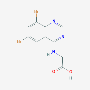 2-[(6,8-dibromoquinazolin-4-yl)amino]acetic Acid - 886499-10-1