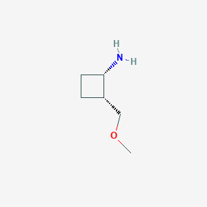 (1S,2R)-2-(Methoxymethyl)cyclobutan-1-amine - 
