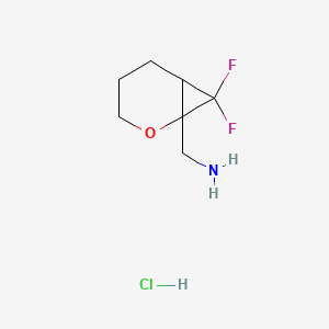 (7,7-Difluoro-2-oxabicyclo[4.1.0]heptan-1-yl)methanamine hydrochloride - 