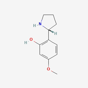(R)-5-Methoxy-2-(pyrrolidin-2-yl)phenol - 