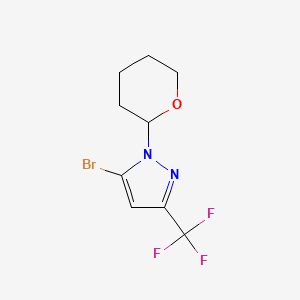 5-Bromo-1-(oxan-2-YL)-3-(trifluoromethyl)-1H-pyrazole - 
