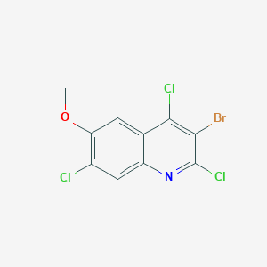 3-Bromo-2,4,7-trichloro-6-methoxyquinoline - 